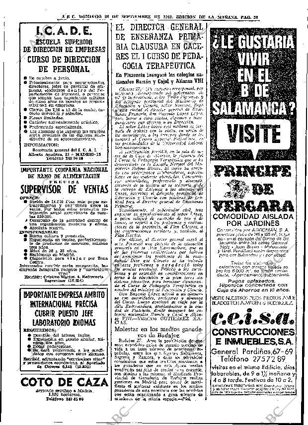 ABC MADRID 28-09-1969 página 36