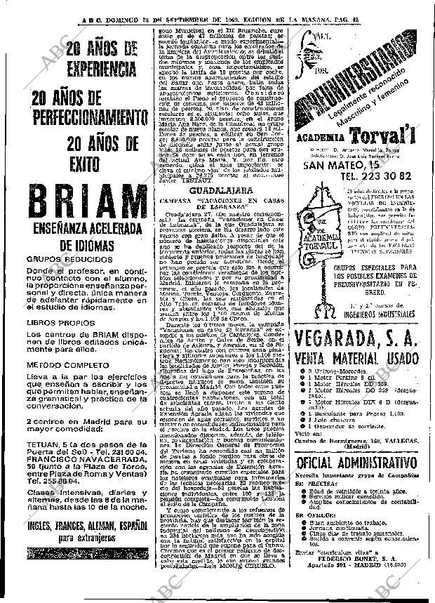 ABC MADRID 28-09-1969 página 42