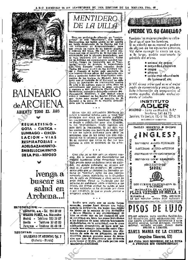 ABC MADRID 28-09-1969 página 48