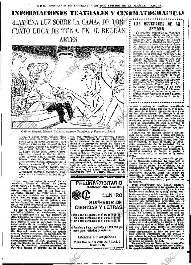 ABC MADRID 28-09-1969 página 69