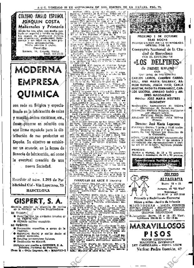 ABC MADRID 28-09-1969 página 77