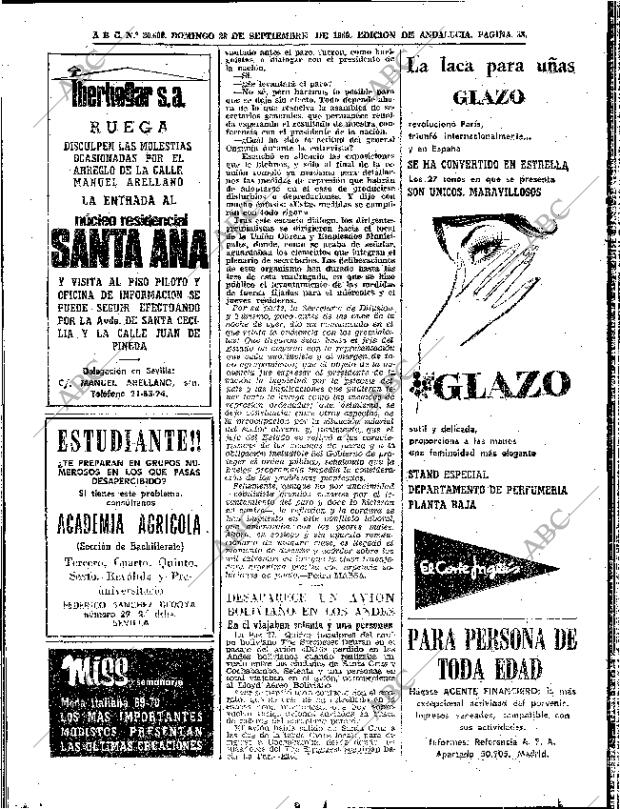 ABC SEVILLA 28-09-1969 página 38