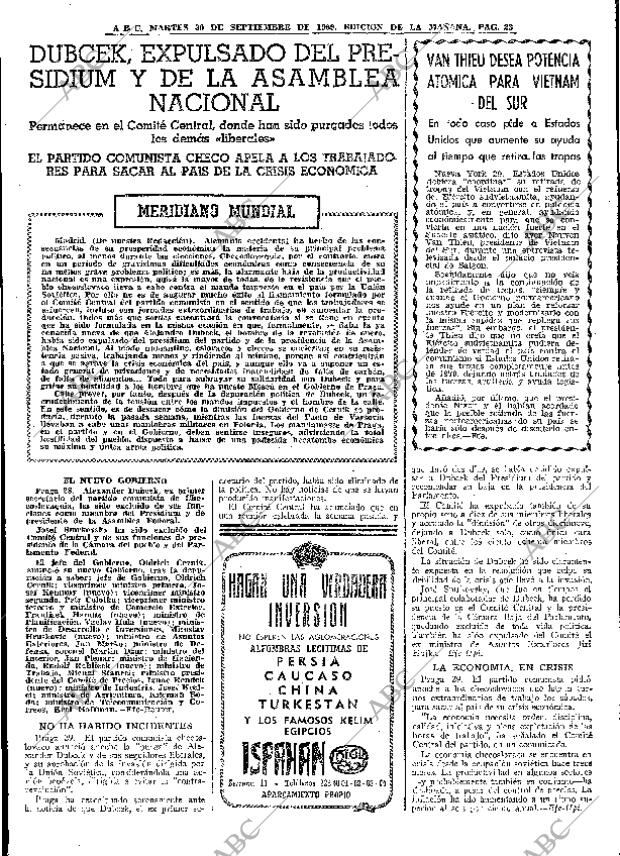 ABC MADRID 30-09-1969 página 23