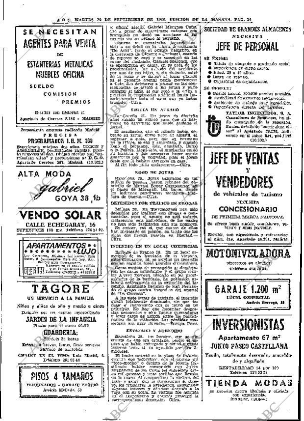 ABC MADRID 30-09-1969 página 34