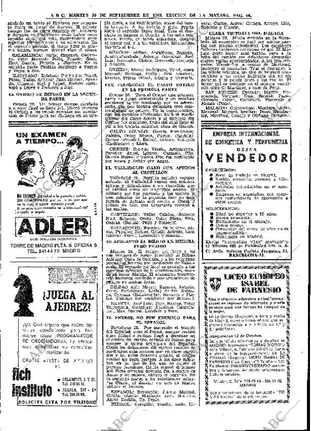 ABC MADRID 30-09-1969 página 66