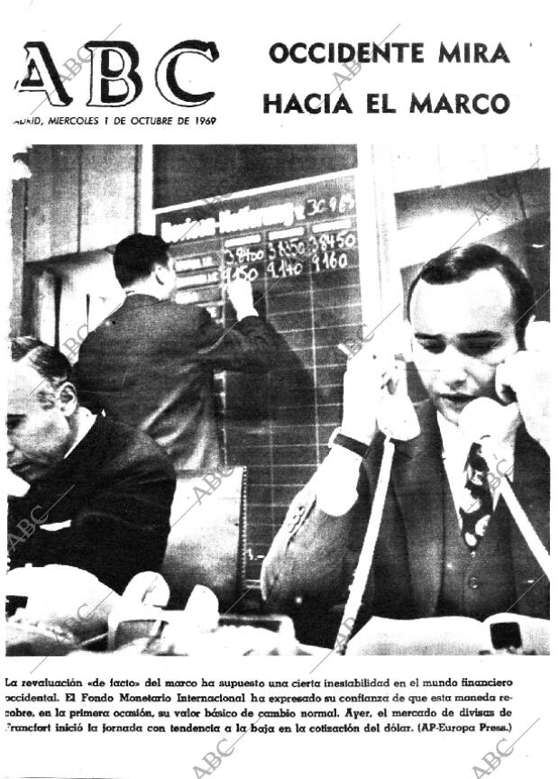 ABC MADRID 01-10-1969 página 1
