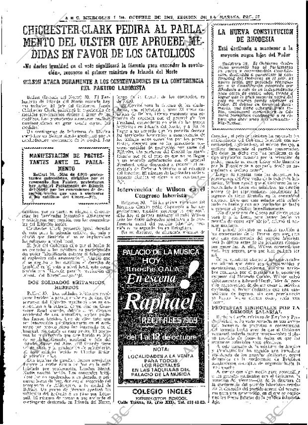 ABC MADRID 01-10-1969 página 27