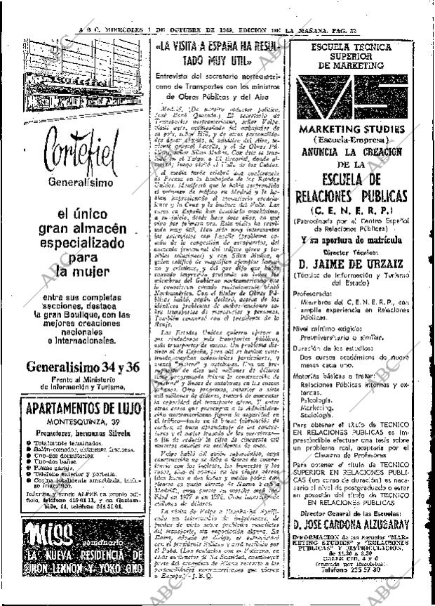 ABC MADRID 01-10-1969 página 32