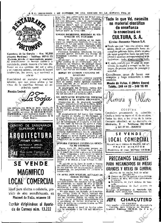 ABC MADRID 01-10-1969 página 36