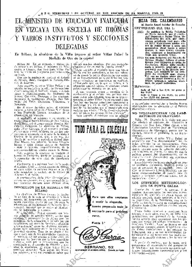 ABC MADRID 01-10-1969 página 39