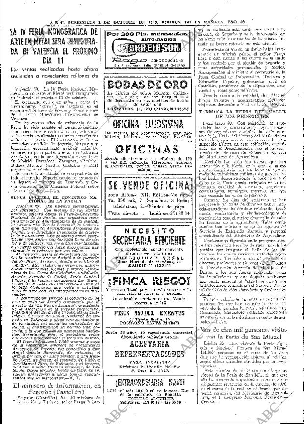 ABC MADRID 01-10-1969 página 40