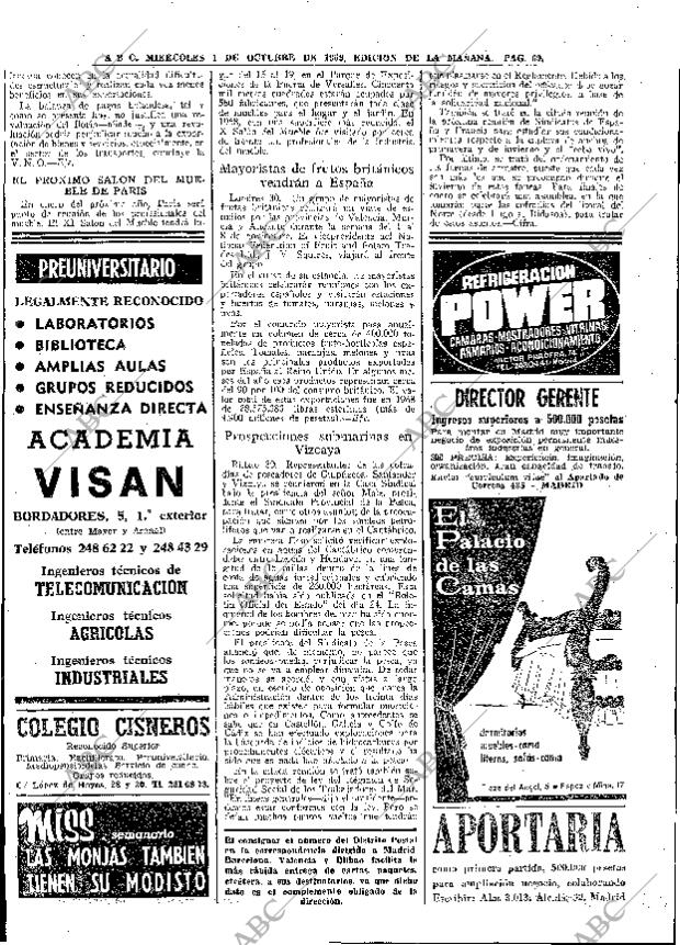 ABC MADRID 01-10-1969 página 60