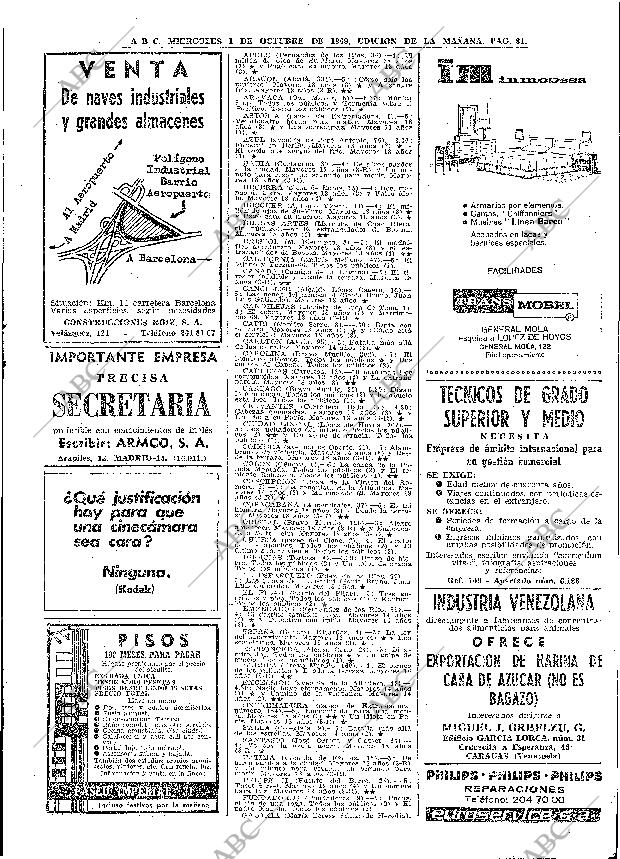 ABC MADRID 01-10-1969 página 81