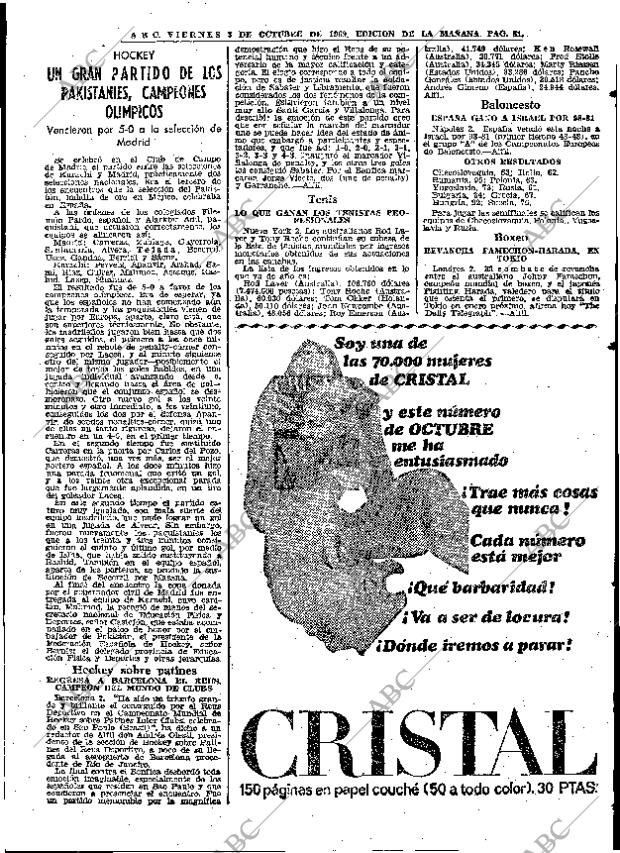 ABC MADRID 03-10-1969 página 81