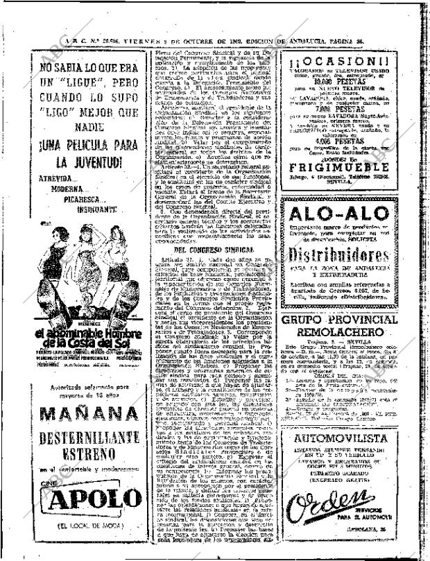 ABC SEVILLA 03-10-1969 página 38