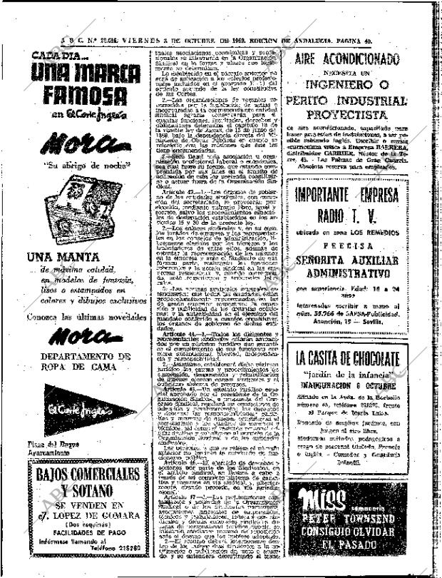 ABC SEVILLA 03-10-1969 página 40