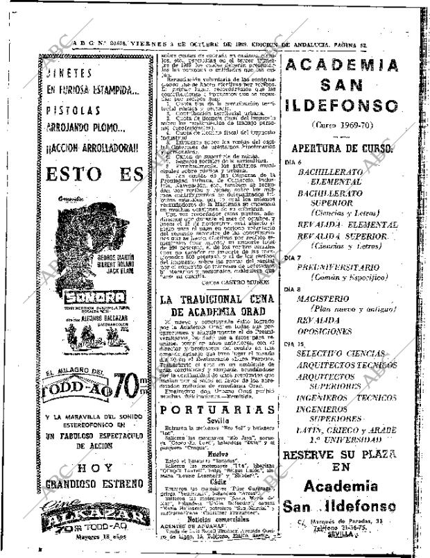 ABC SEVILLA 03-10-1969 página 52