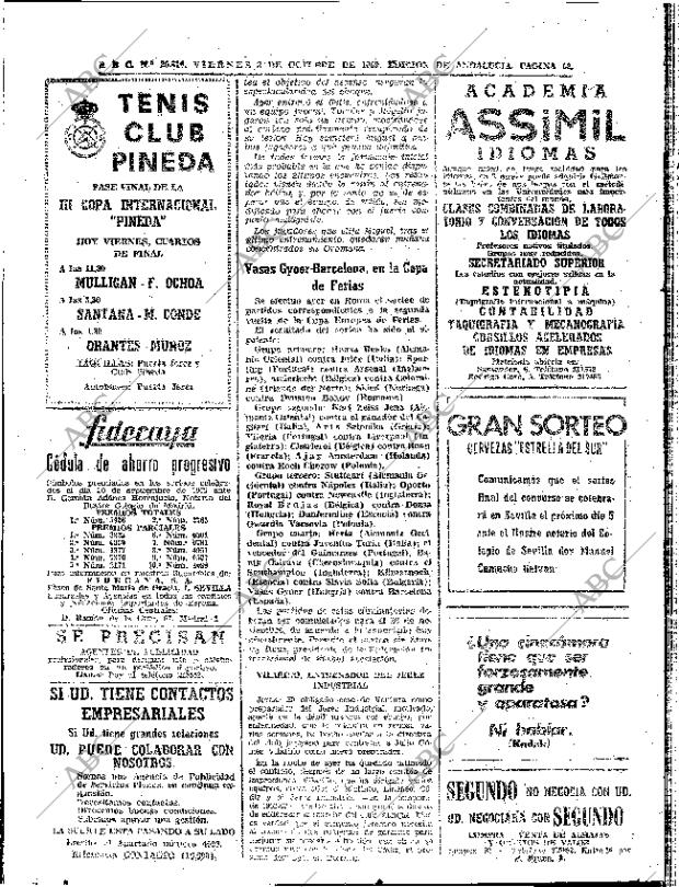 ABC SEVILLA 03-10-1969 página 62