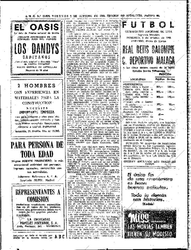 ABC SEVILLA 03-10-1969 página 64