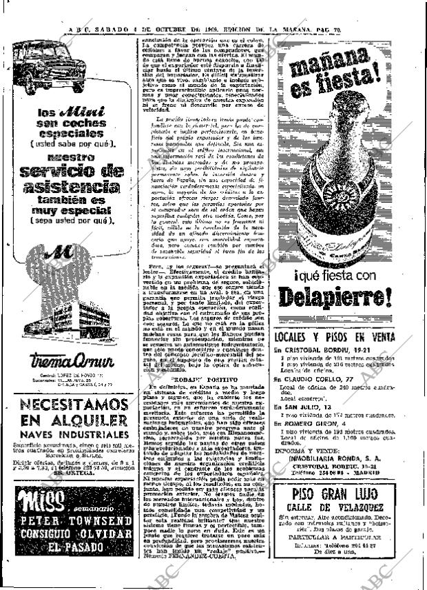 ABC MADRID 04-10-1969 página 70