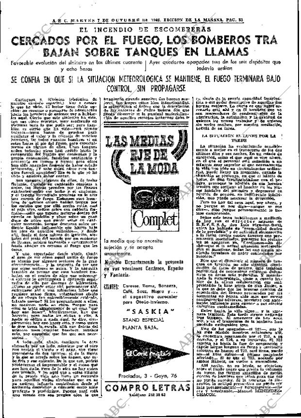 ABC MADRID 07-10-1969 página 33