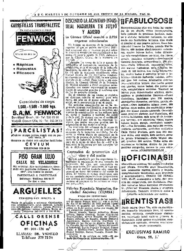 ABC MADRID 07-10-1969 página 60