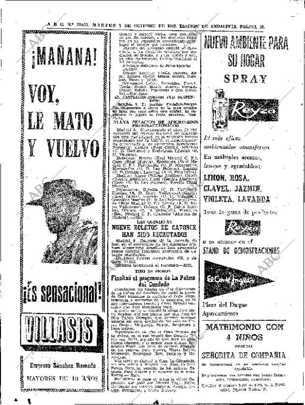 ABC SEVILLA 07-10-1969 página 58