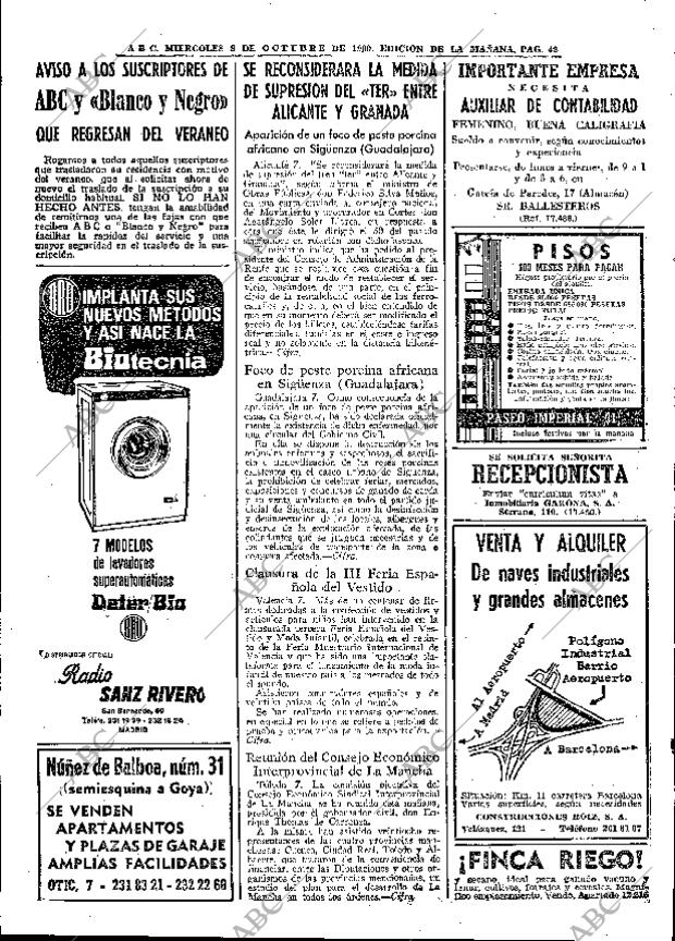 ABC MADRID 08-10-1969 página 42