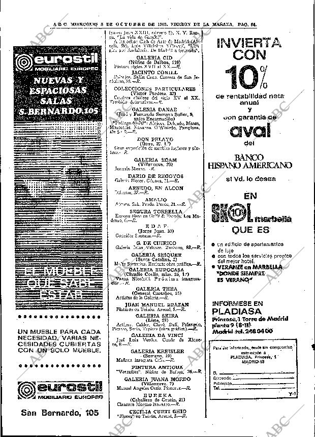 ABC MADRID 08-10-1969 página 64