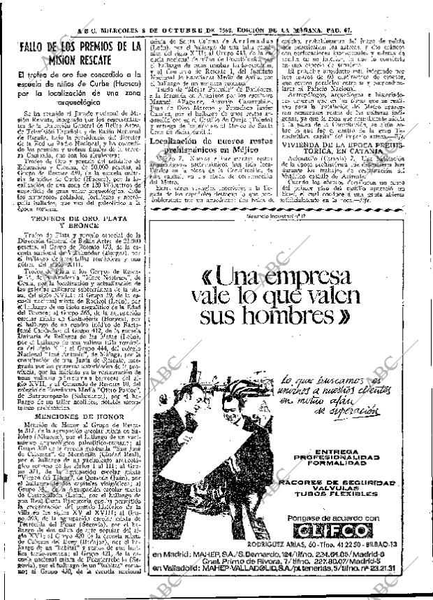 ABC MADRID 08-10-1969 página 67