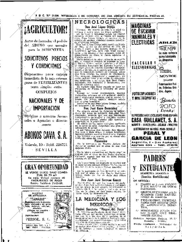 ABC SEVILLA 08-10-1969 página 86