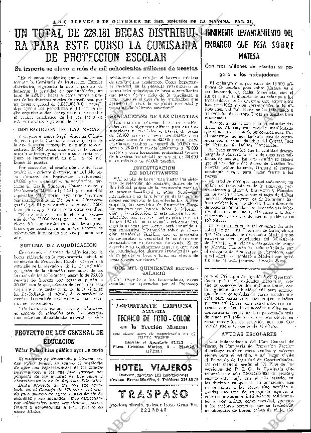 ABC MADRID 09-10-1969 página 35