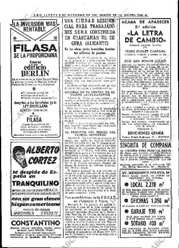 ABC MADRID 09-10-1969 página 44