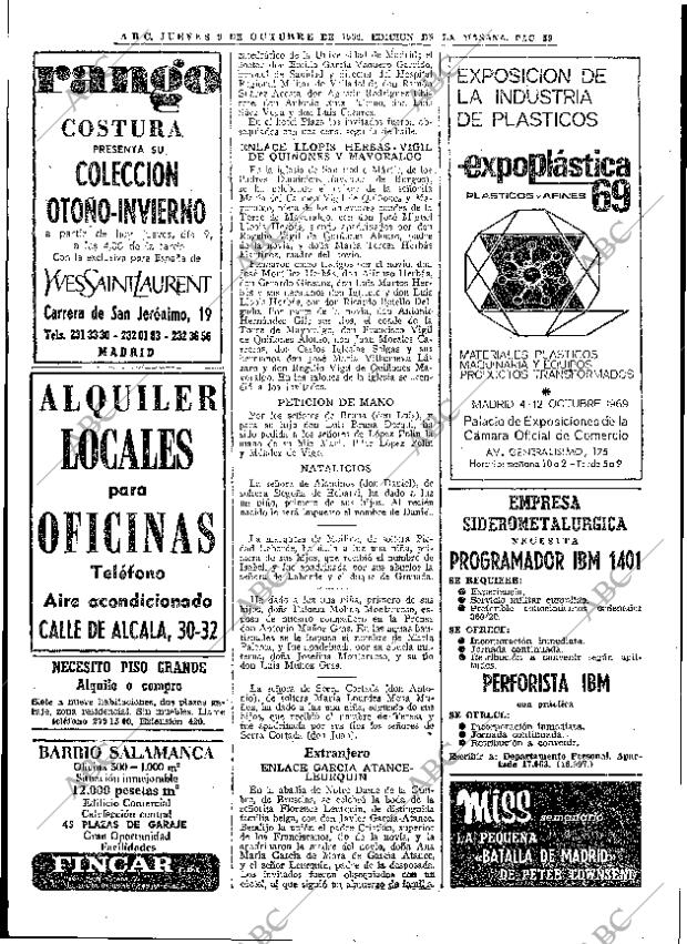 ABC MADRID 09-10-1969 página 58