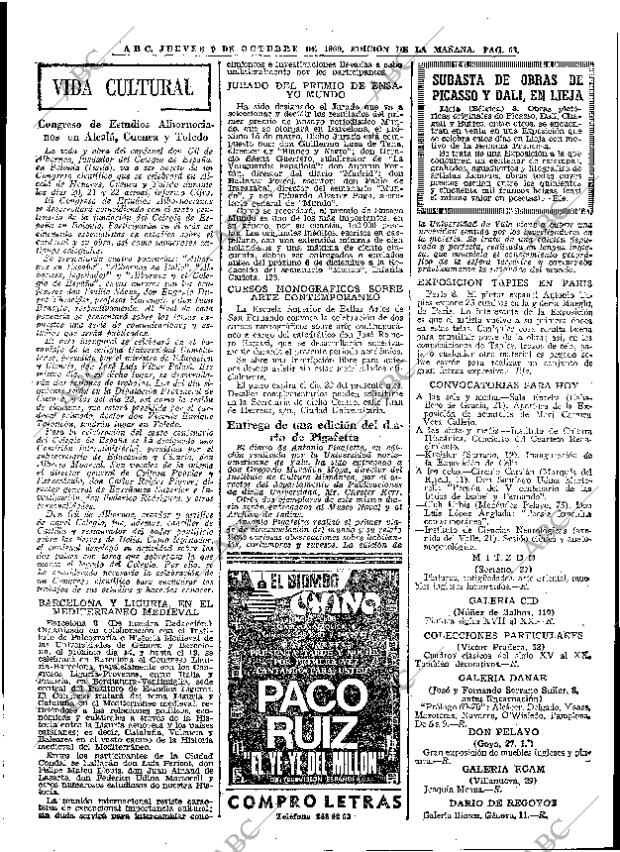 ABC MADRID 09-10-1969 página 63