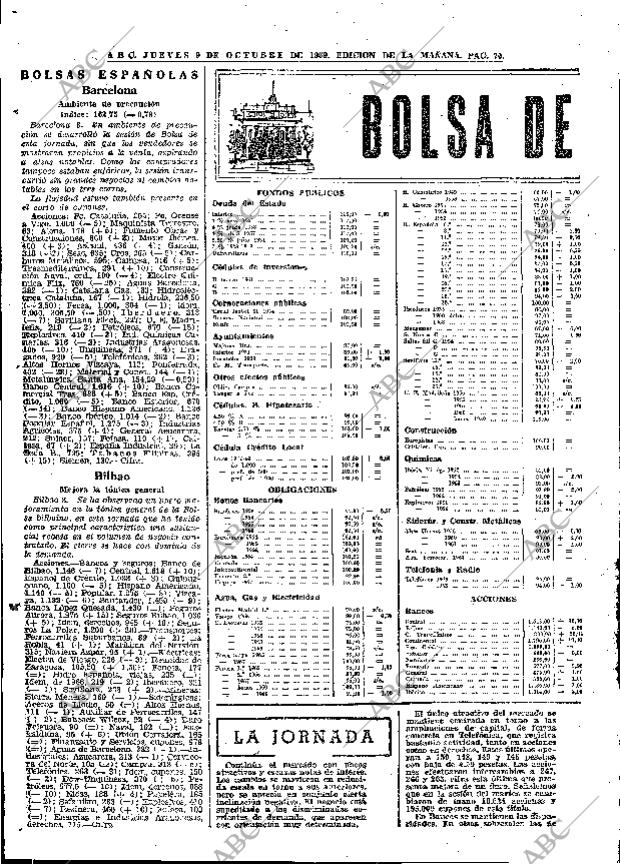 ABC MADRID 09-10-1969 página 70