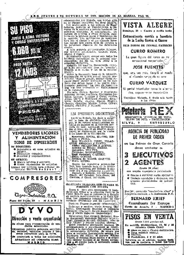 ABC MADRID 09-10-1969 página 74