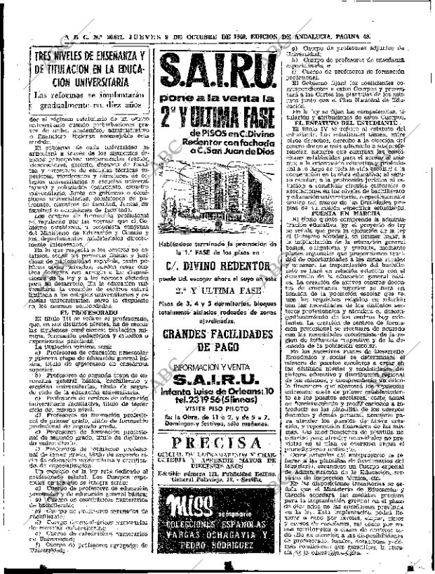 ABC SEVILLA 09-10-1969 página 49
