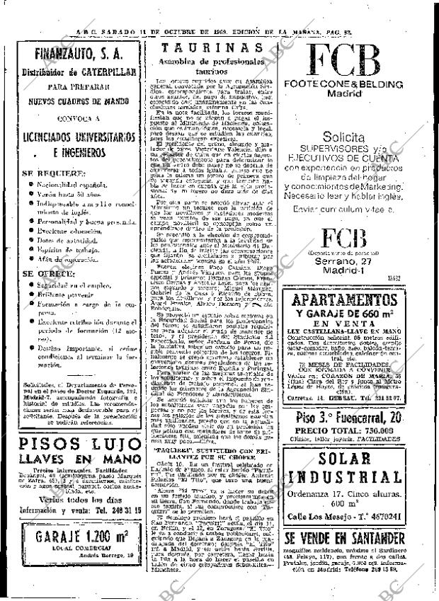 ABC MADRID 11-10-1969 página 82