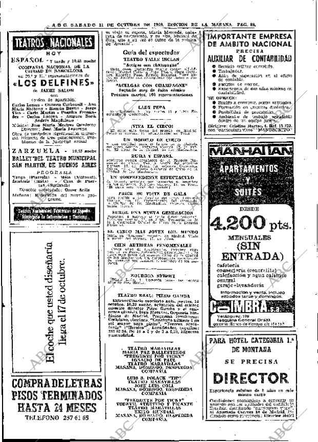 ABC MADRID 11-10-1969 página 88