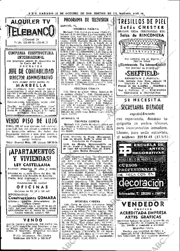 ABC MADRID 11-10-1969 página 96