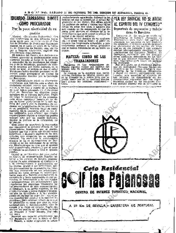 ABC SEVILLA 11-10-1969 página 43