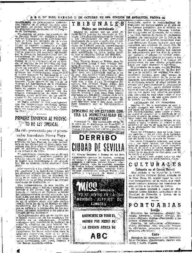 ABC SEVILLA 11-10-1969 página 44