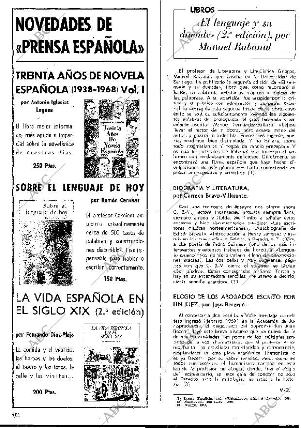 BLANCO Y NEGRO MADRID 11-10-1969 página 102