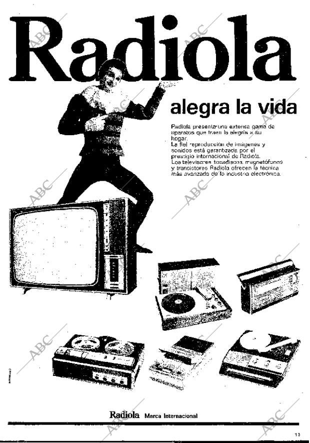 BLANCO Y NEGRO MADRID 11-10-1969 página 13