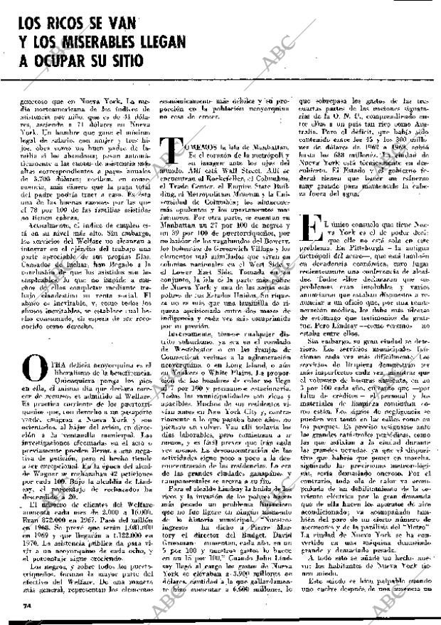 BLANCO Y NEGRO MADRID 11-10-1969 página 74