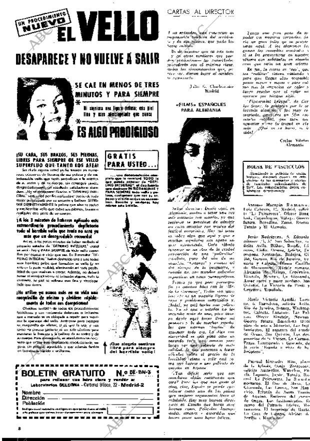 BLANCO Y NEGRO MADRID 11-10-1969 página 8