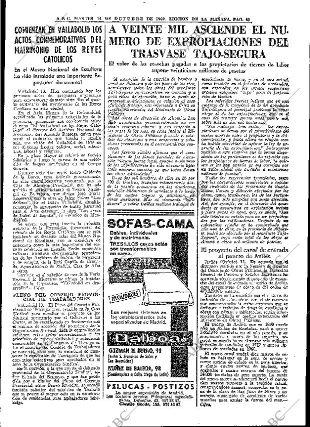 ABC MADRID 14-10-1969 página 49