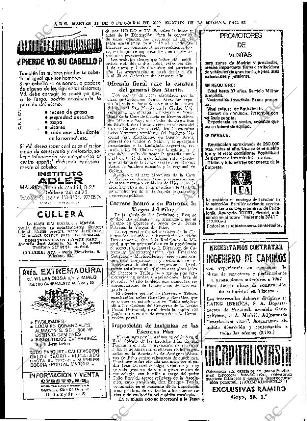 ABC MADRID 14-10-1969 página 58