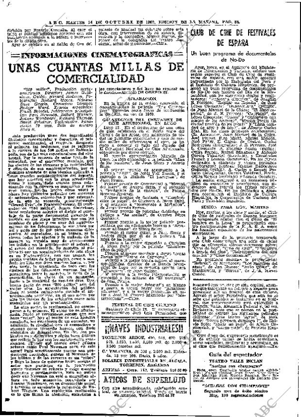 ABC MADRID 14-10-1969 página 88